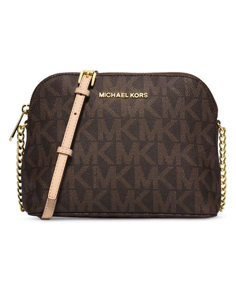 michael kors large leather dome cindy|michael michael kors cindy large dome crossbody .